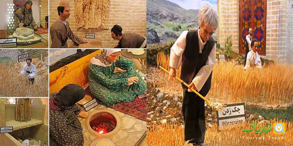 موزه نان مشهد(پروسه ساخت نان)