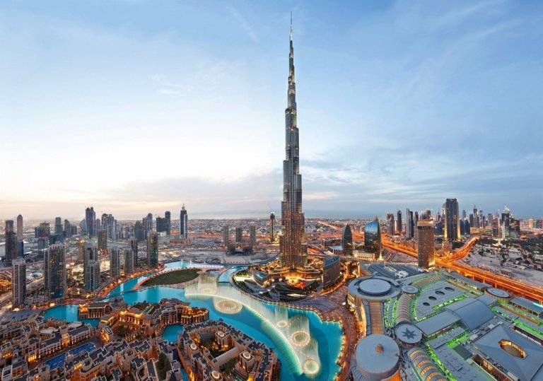 رفتن به برج خلیفه و دبی مال از فرودگاه  دبی (DXB)