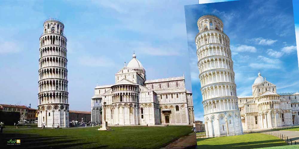 برج پیزا ایتالیا ( برج ناقوس خمیده ایتالیا)