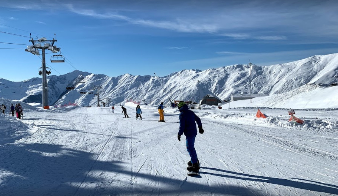 پیست اسکی تتنولدی گرجستان(هیجانی فراموش نشدنی)