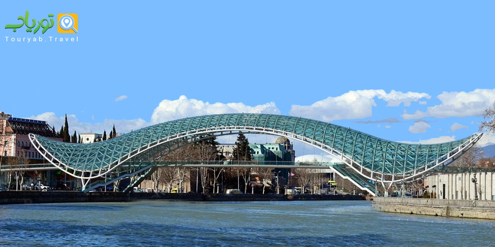 پل صلح تفلیس گرجستان (Bridge of Peace)
