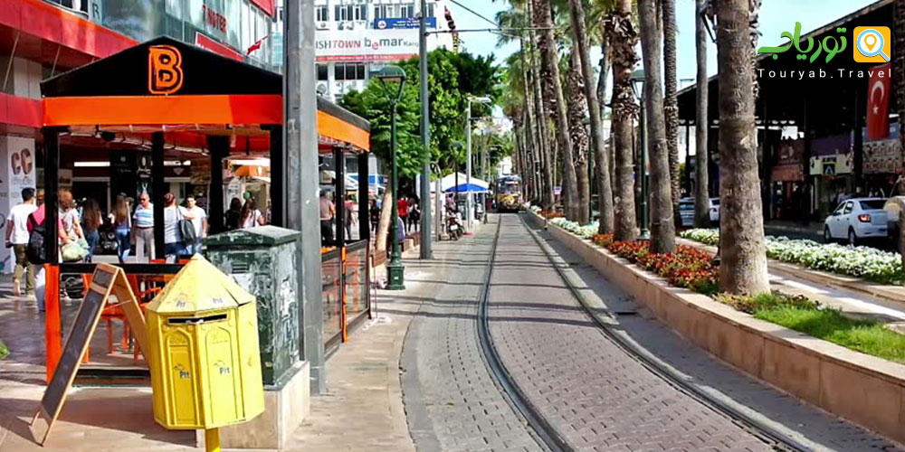 خیابان آتاتورک آنتالیا(کهن ترین خیابان خرید و تفریح)