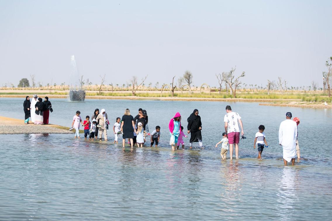 دریاچه القدره دبی(دریاچه مصنوعی دبی)