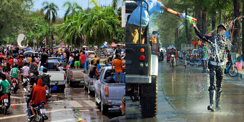 جشنواره سونگکران(جنگ آب در کشور تایلند)