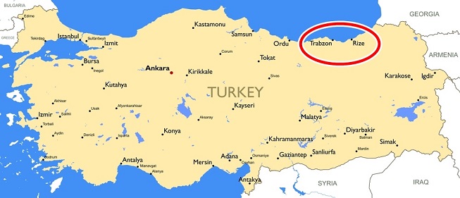 ترابزون گشت و گذار در شمال شرقی دریای سیاه ترکیه