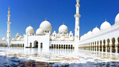 سفرنامه دبی - مسجد جامع شیخ زاید در ابوظبی